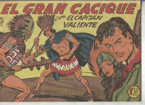 Facsimil: El Capitan Valiente numero 05: El gran cacique