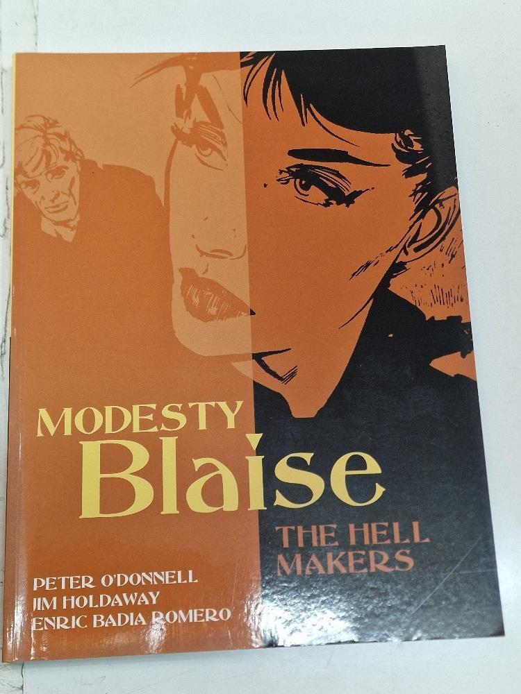 (Titan Books) Modesty Blaise: The Hell Makers. Primera edición june 2005