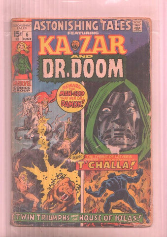 Astonishing Tales vol 1 numero 6: Kazar and Dr. Doom (aviejado)