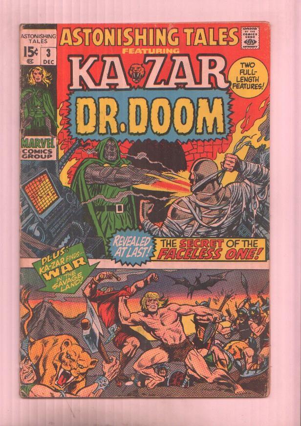 Astonishing Tales vol 1 numero 3: Kazar and Dr. Doom (aviejado)