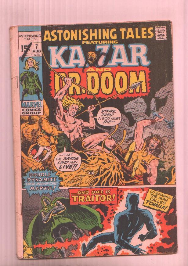 Astonishing Tales vol 1 numero 7: Kazar and Dr. Doom (aviejado)