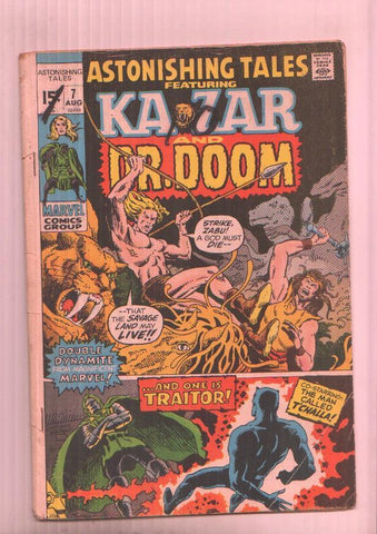Astonishing Tales vol 1 numero 7: Kazar and Dr. Doom (aviejado)