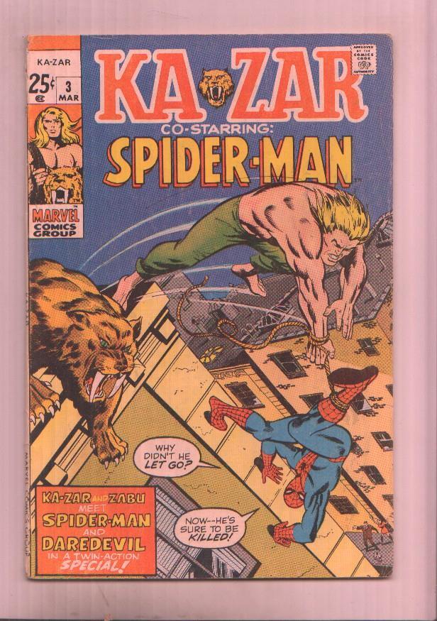 Kazar vol 1 numero 3: Spiderman (aviejado)