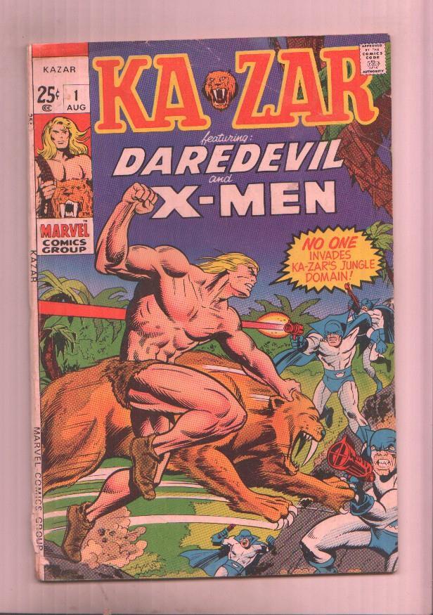 Kazar vol 1 numero 1: Daredevil and X Men (aviejado)