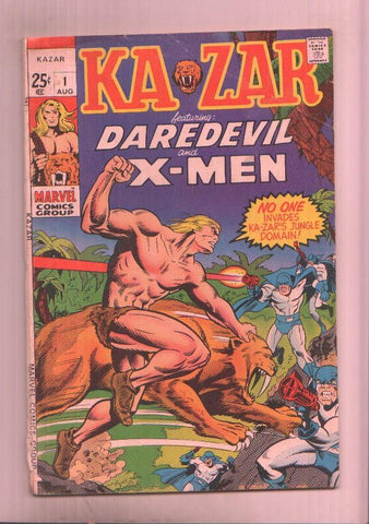 Kazar vol 1 numero 1: Daredevil and X Men (aviejado)