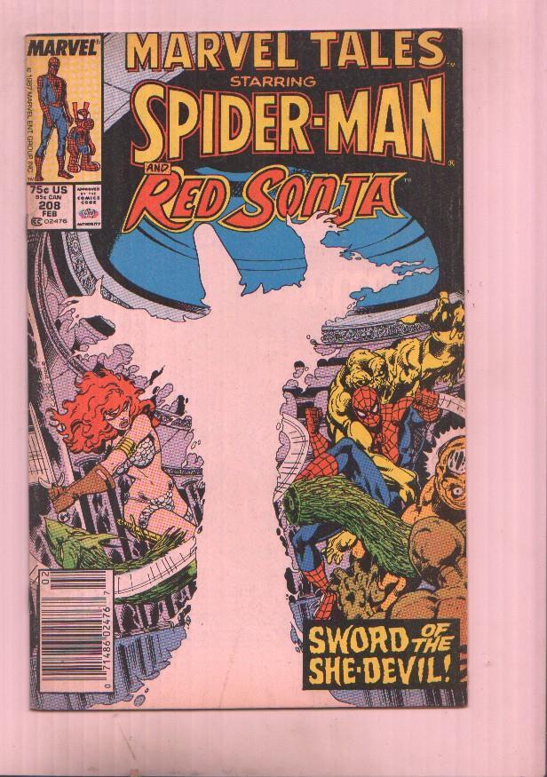 Marvel Tales vol 1 numero 208: Spiderman and Red Sonja 