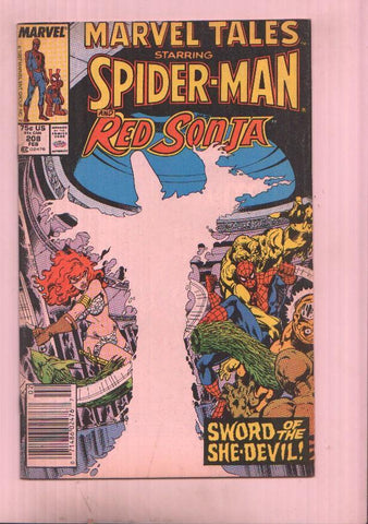 Marvel Tales vol 1 numero 208: Spiderman and Red Sonja 