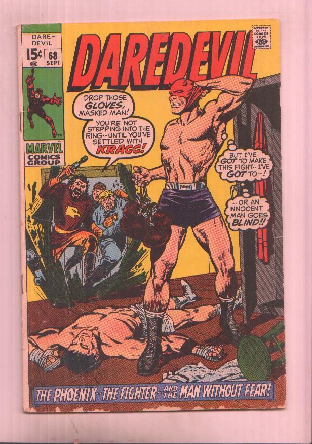 Daredevil vol 1 numero 68: (algo aviejado)