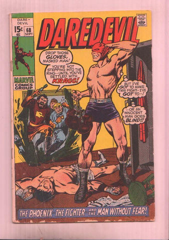 Daredevil vol 1 numero 68: (algo aviejado)