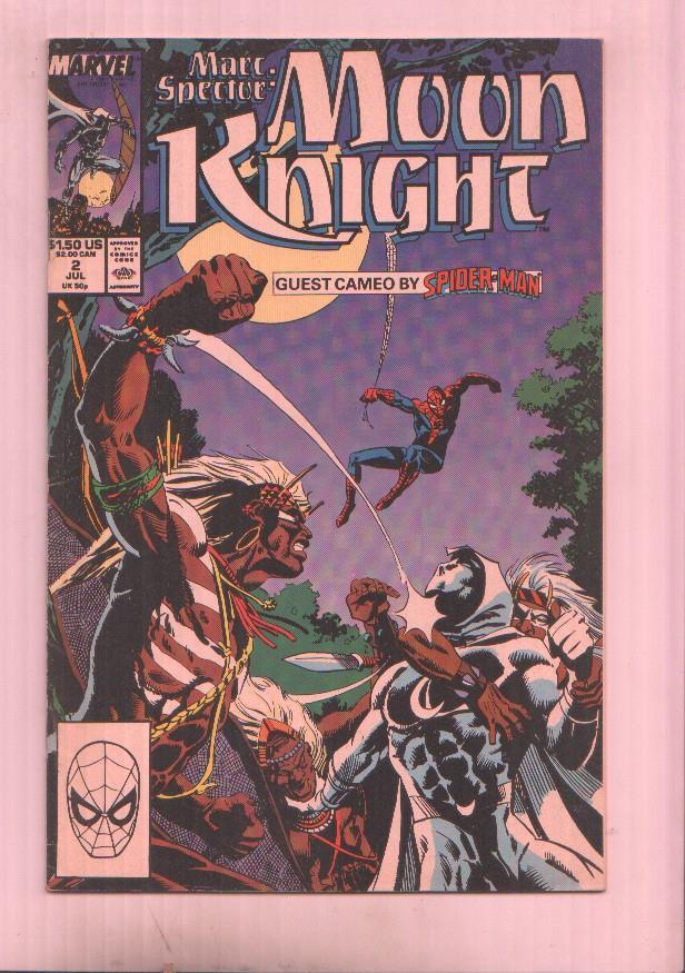 Marc Spector: Moon Knight vol 1 numero 2: Spider Man