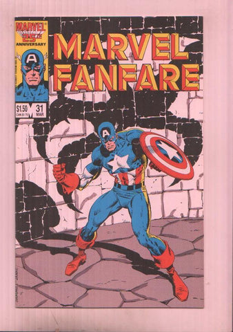 Marvel Comics: Marvel Fanfare vol 1 numero 31: Captain America