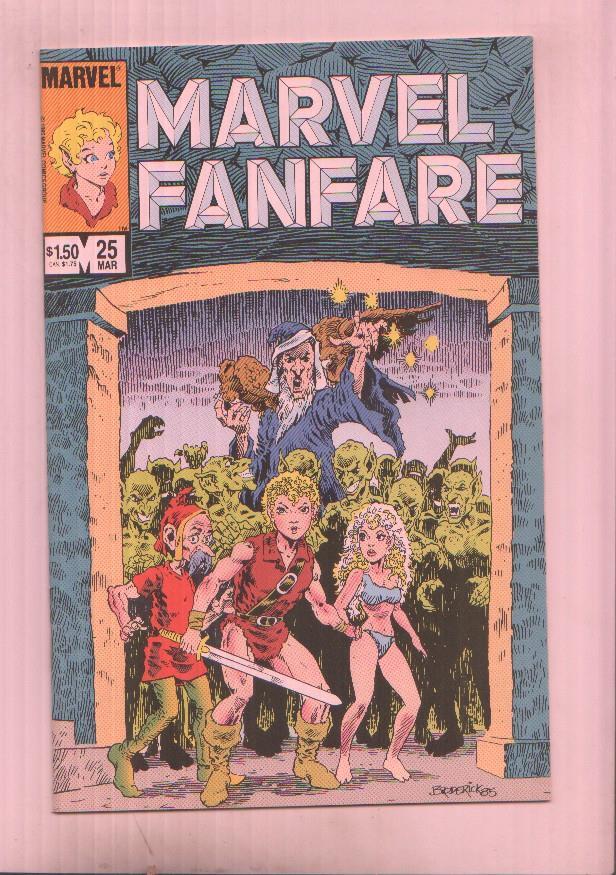 Marvel Comics: Marvel Fanfare vol 1 numero 25: Ravens dark sorcery