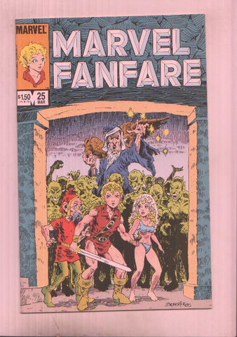 Marvel Comics: Marvel Fanfare vol 1 numero 25: Ravens dark sorcery