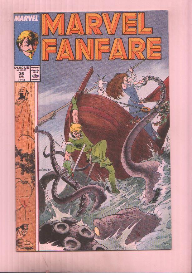 Marvel Comics: Marvel Fanfare vol 1 numero 36: Fandrals Follies