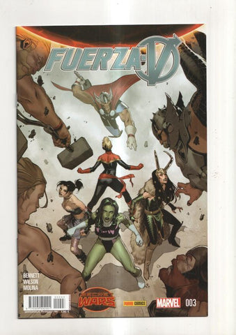 Panini: Fuerza V año 1 numero 03: Zonas de guerra