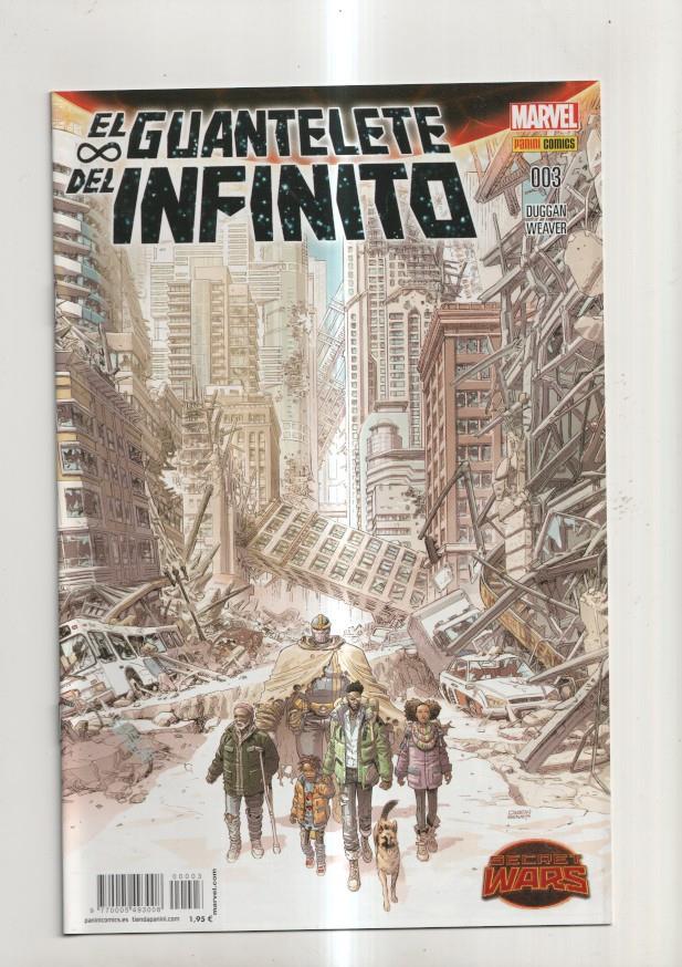 Panini: Secret Wars: El guantelete del infinito año 1 numero 03