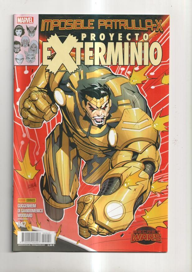 Panini: La imposible Patrulla X año 4 numero 42: Proyecto exterminio