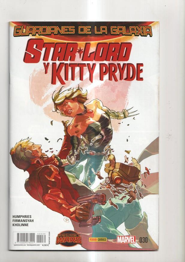 Panini: Guardianes de la Galaxia vol 2 numero 30: Star Lord y Kitty Pryde