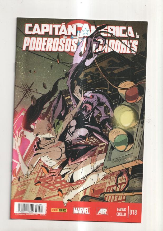 Panini: Capitan America y Los poderosos Vengadores año 3 numero 18