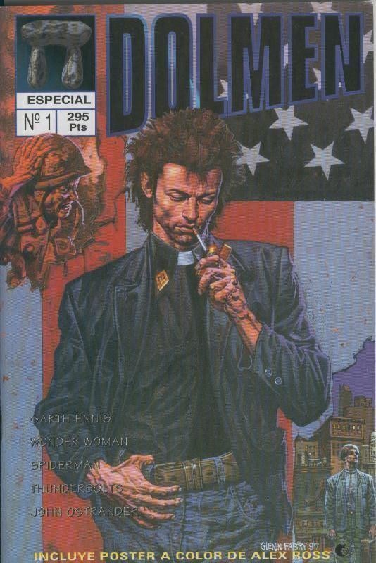Fanzine: Dolmen especial numero 1, poster central de Alex Ross
