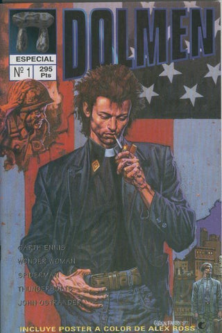 Fanzine: Dolmen especial numero 1, poster central de Alex Ross