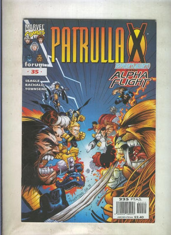 Planeta: La Patrulla X volumen 2 numero 035: Enfrentamiento con Alpha Flight