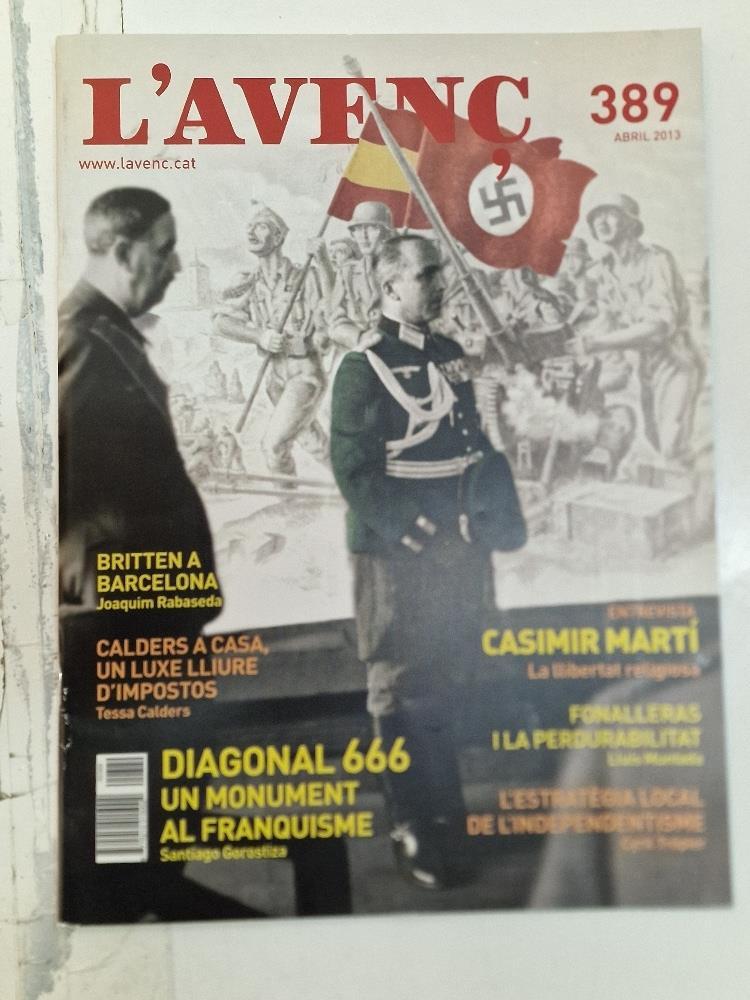 Revista L'Avenç num 389, abril 2013