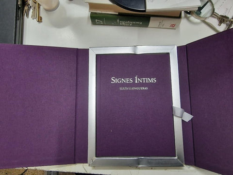 Signes Íntims. Llibre de poesies escrites per Lluís Llongueres (amb dibuixos de l'autor). Edición numerada y firmada por el autor