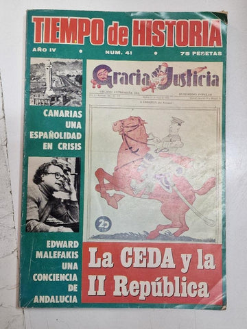 Revista Tiempo de historia año IV num 41, abril 1978 - La ceda y la II República