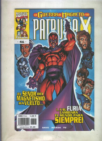 Planeta: La Patrulla X volumen 2 numero 046: La guerra de Magneto parte 2