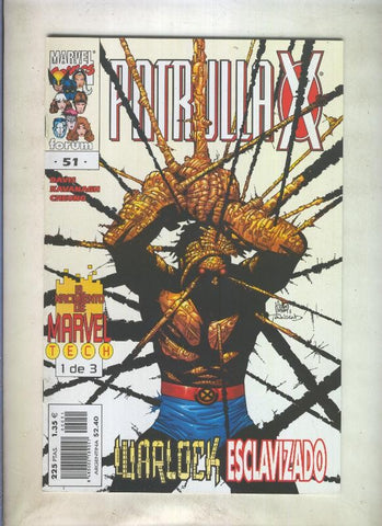 Planeta: La Patrulla X volumen 2 numero 051: El nacimiento de Marvel Tech parte 1 de 3