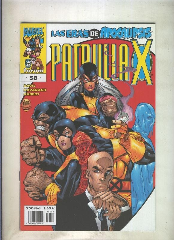 Planeta: La Patrulla X volumen 2 numero 058: las eras de Apocalipsis 