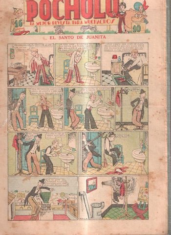 Pocholo numero 136: El santo de Juanita, cubierta de Opisso