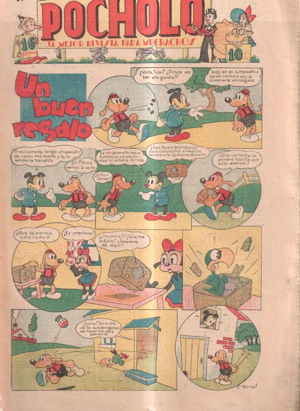 Pocholo numero 139: Un buen regalo, cubierta de C.Arnal