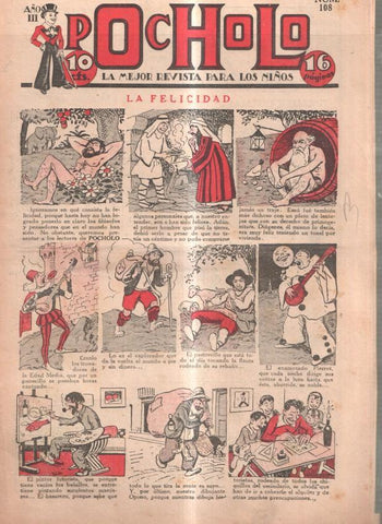 Pocholo numero 108: La felicidad, cubierta de Opisso