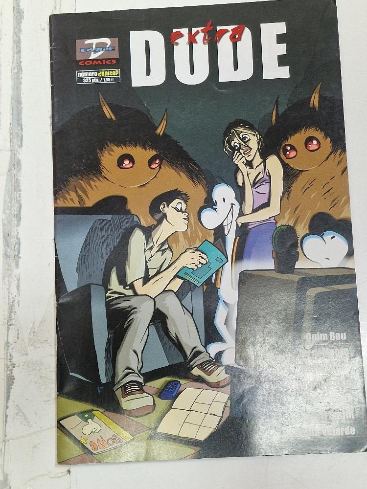 Extra Dude número único. Lamur, Quintin Lerroux, Caveman
