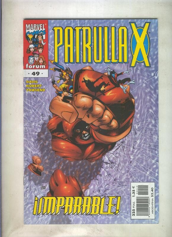 Planeta: La Patrulla X volumen 2 numero 049: Rumbo de colision
