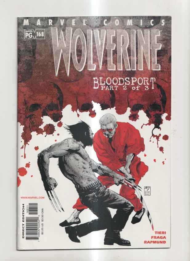 Marvel Comics: Wolverine vol 1 numero 168