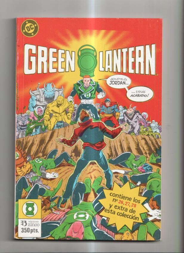 Zinco: Green Lantern retapado numero 26 al 28+extra