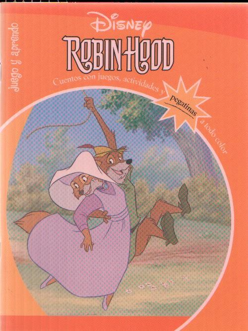 Disney: Juego y aprendo: Robin Hood (conserva todas las pegatina)