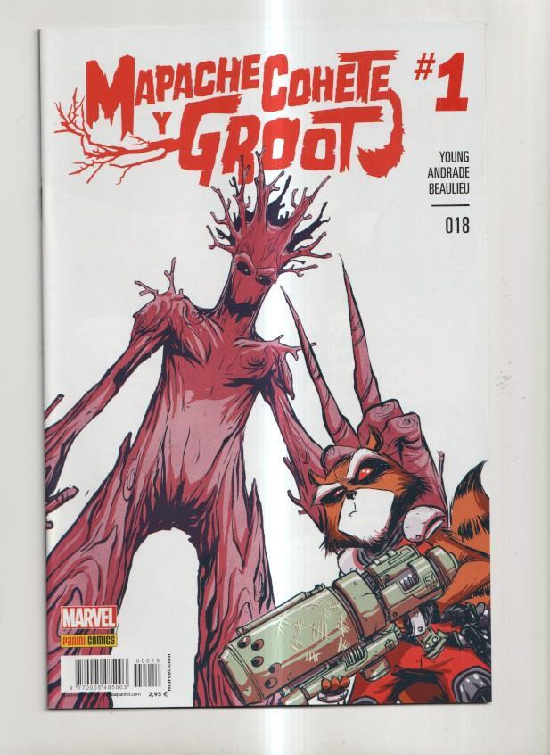 Panini: Mapache cohete y groot año 3 numero 18