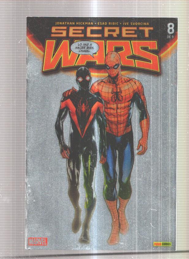 Panini: Secret Wars año 1 numero 08 (primera portada)