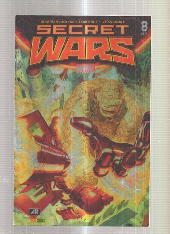 Panini: Secret Wars año 1 numero 08 (segunda portada)