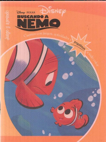 Disney: Juego y aprendo: Buscando a Nemo (conserva todas las pegatina)