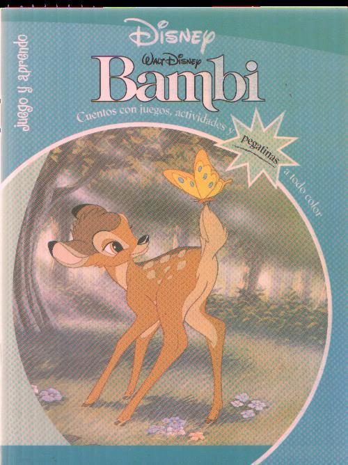 Disney: Juego y aprendo: Bambi (conserva todas las pegatina)