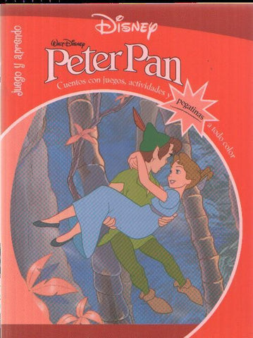 Disney: Juego y aprendo: Peter Pan (conserva todas las pegatina)