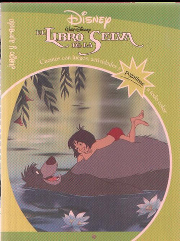 Disney: Juego y aprendo: El libro de la selva  (1 pegatina ha sido ya pegada y falta otra 