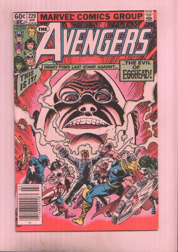 Marvel Comics: Marvel Comics Group: The Avengers vol 1 numero 229 