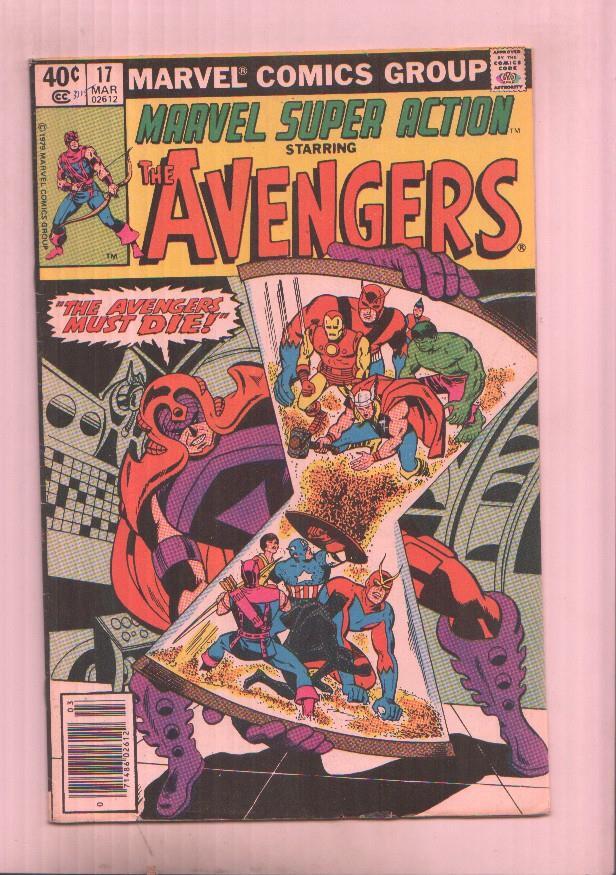 Marvel Comics: Marvel Comics Group: Marvel Super Action vol 1 numero 17: The Avengers