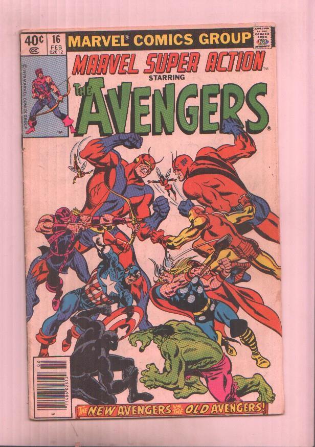 Marvel Comics: Marvel Comics Group: Marvel Super Action vol 1 numero 16: The Avengers